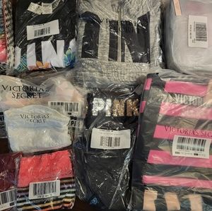 Victoria's Secret PINK 10 Piece LOT Bundle NWT